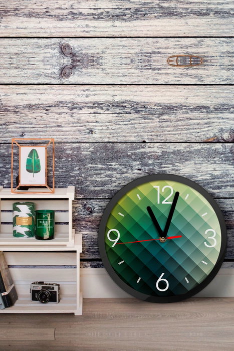 Wallity Reloj Decorativo de MDF Artavessa3Dclock12 Multicolor